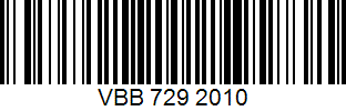 Barcode cho sản phẩm Vợt bóng bàn 729 2010
